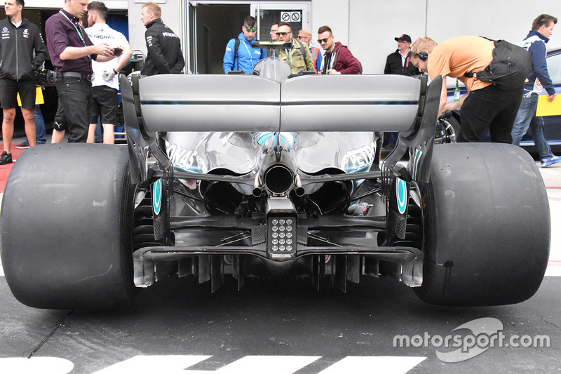 Mercedes-AMG F1 W09 diffuser detail