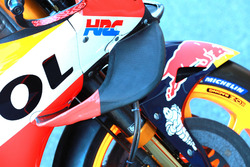 Bike of Marc Marquez, Repsol Honda Team, wing