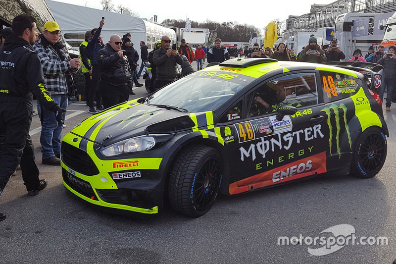 Valentino Rossi, Carlo Cassina, Ford Fiesta WRC