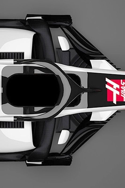Haas VF-18 sidepod superior