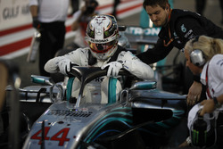 Lewis Hamilton, Mercedes-AMG F1 W09 EQ Power+ on the grid