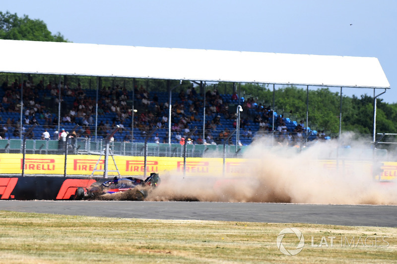 L'incidente di Brendon Hartley, Scuderia Toro Rosso STR13
