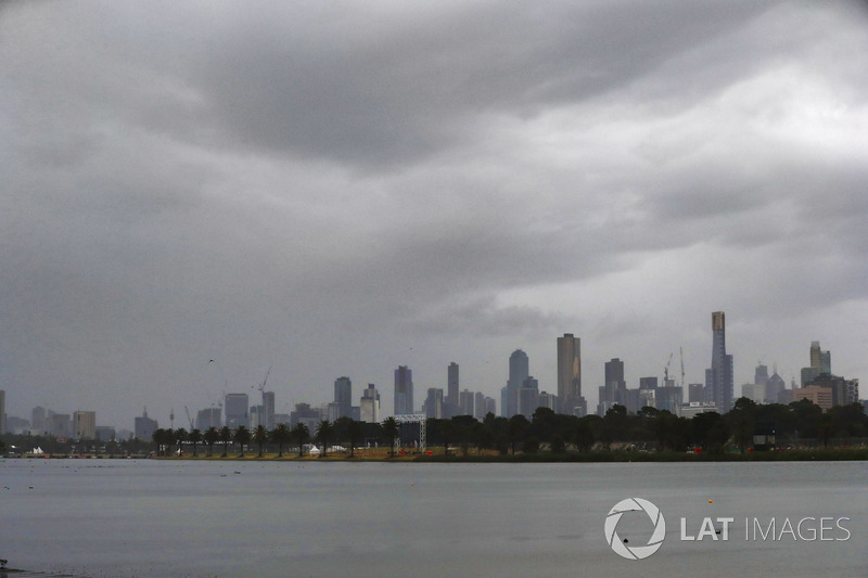 Awan mendung di Melbourne