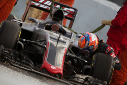 Romain Grosjean, Haas F1 Team VF-16 in de grindback