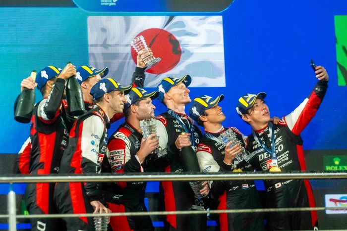 #7 Toyota Gazoo Racing Toyota GR010 - Hybrid: Mike Conway, Kamui Kobayashi, Nyck De Vries, #8 Toyota Gazoo Racing Toyota GR010 - Hybrid: Sebastien Buemi, Brendon Hartley, Ry? Hirakawa