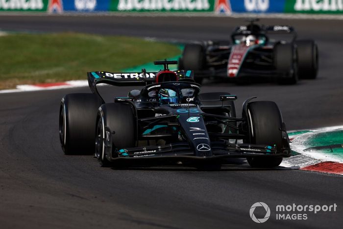 George Russell, Mercedes F1 W14, Valtteri Bottas, Alfa Romeo C43