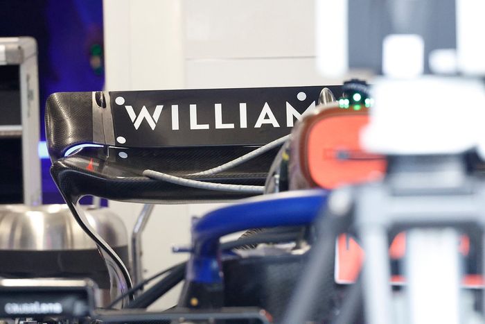Detalle de la parte trasera del Williams FW45