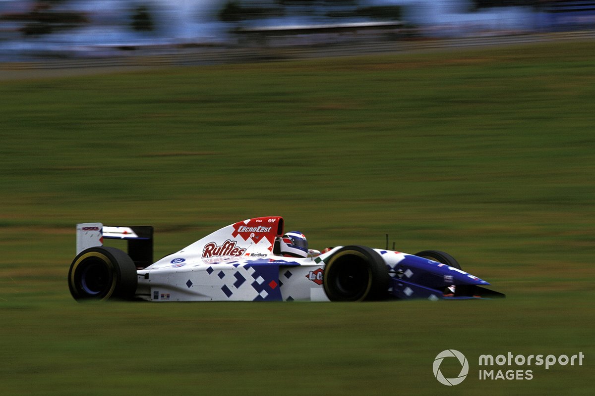 Morbidelli qualified a career-best sixth for the 1994 Brazilian GP in Alan Jenkins’ humble Footwork