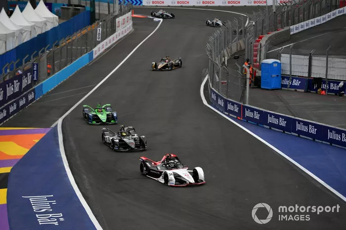 Andre Lotterer, Porsche, Porsche 99X Electric, Edoardo Mortara, Venturi Racing, Silver Arrow 02, Robin Frijns, Envision Racing, Audi e-tron FE07