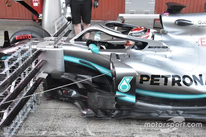 Detalle del Mercedes AMG F1