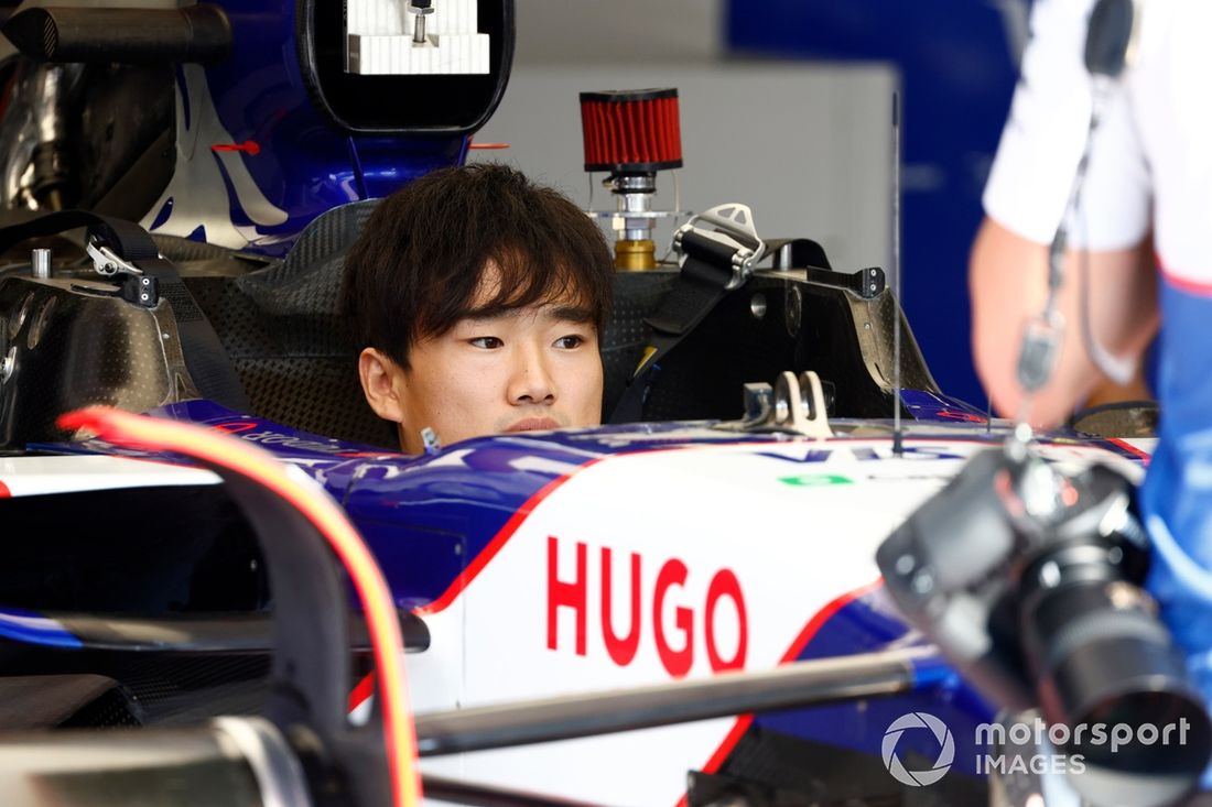 Yuki Tsunoda, da Visa Cash App RB F1 Team, tem um lugar à altura