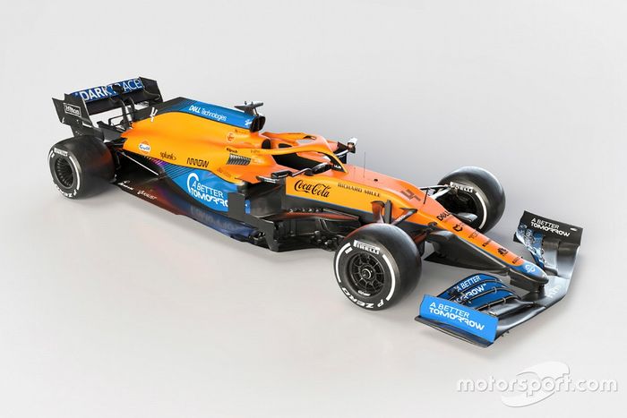 2021 : McLaren MCL35M, à moteur Mercedes