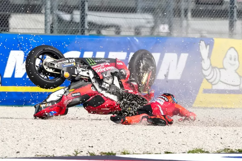Marc Marquez, chute de l'équipe Ducati