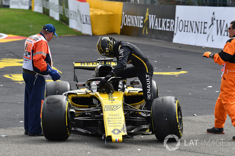 Belga Nagydíj - F1 2018 - rajtbaleset