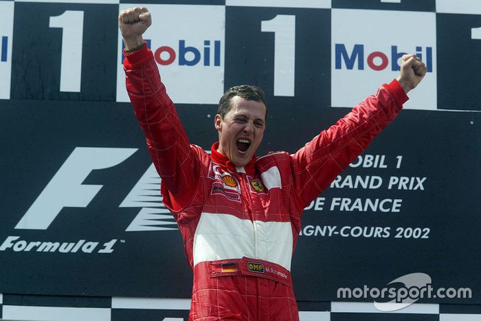 En los años de sus siete mundiales, Schumacher logró... 