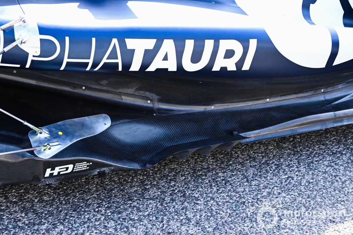 Detalle del AlphaTauri AT04 