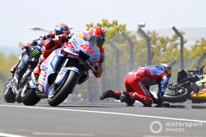 Alex Márquez, caída del Gresini Racing