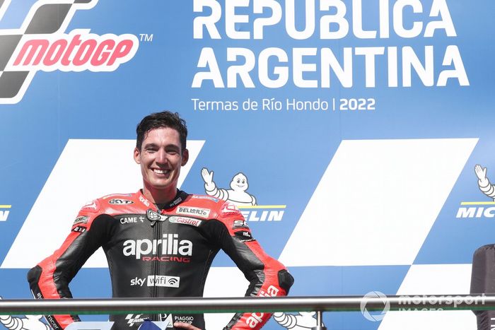 Podio: ganador Aleix Espargaró, Aprilia Racing Team 
