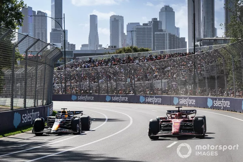 Charles Leclerc, Ferrari SF-24, Max Verstappen, Red Bull Racing RB20