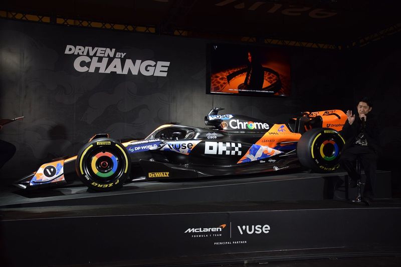 ギャラリー】マクラーレン、F1日本GPに“江戸文字”をモチーフの