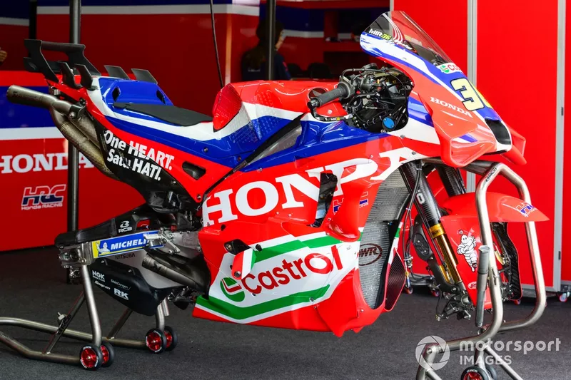 Moto de l'équipe LCR Honda 