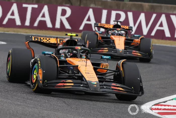 Lando Norris, McLaren, Oscar Piastri