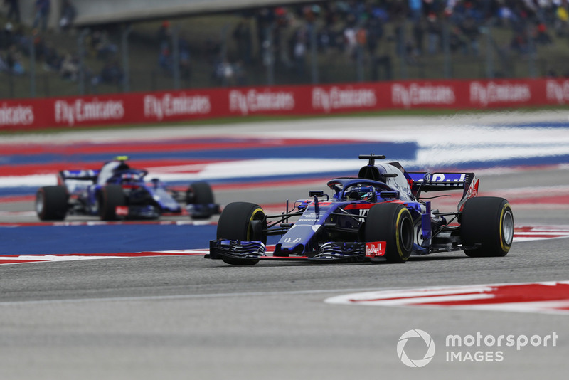 Brendon Hartley, Scuderia Toro Rosso STR13 et Pierre Gasly, Scuderia Toro Rosso STR13