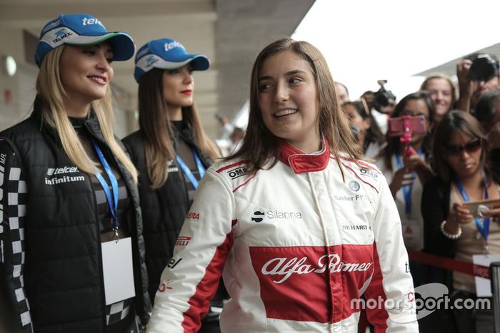 Tatiana Calderón, Sauber C37 piloto de prueba