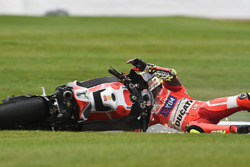Choque de Andrea Iannone, Ducati Team