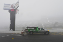 Air Titan in mezzo alla pioggia e alla nebbia