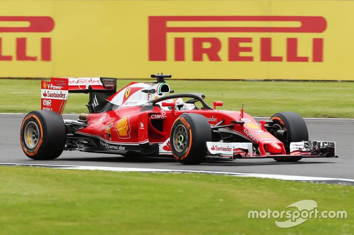 Sebastian Vettel, Ferrari SF16-H con la cubierta de la cabina Halo