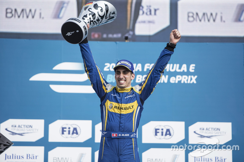 Ganador de la carrera Sébastien Buemi, Renault e.Dams