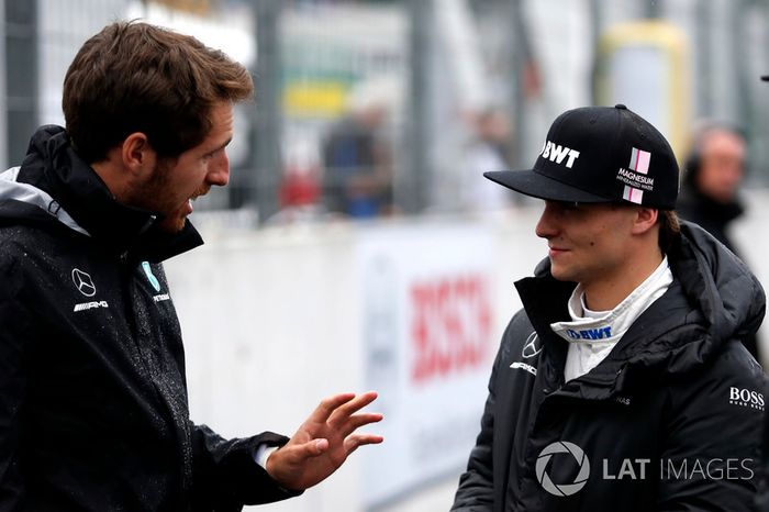 Daniel Juncadella with Lucas Auer, Mercedes-AMG Team HWA, Mercedes-AMG C63 DTM