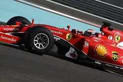 Kimi Raikkonen, Ferrari teste les pneus Pirelli 2017