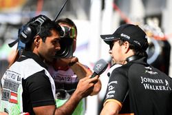 Sergio Pérez, Sahara Force India, Karun Chandhok