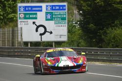 #71 AF Corse Ferrari 488 GTE: Davide Rigon, Sam Bird, Miguel Molina