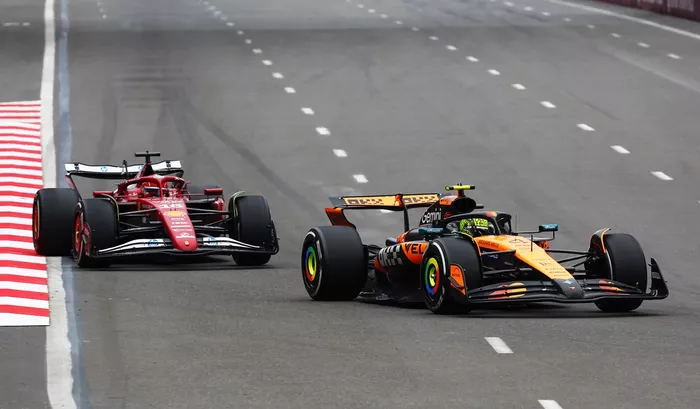 Charles Leclerc, Ferrari, Lando Norris, McLaren