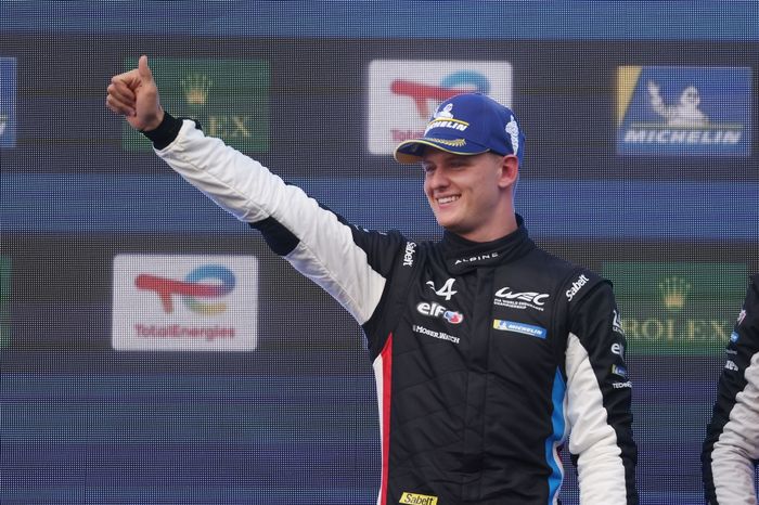 Podium: #36 Alpine Endurance Team Alpine A424: Mick Schumacher