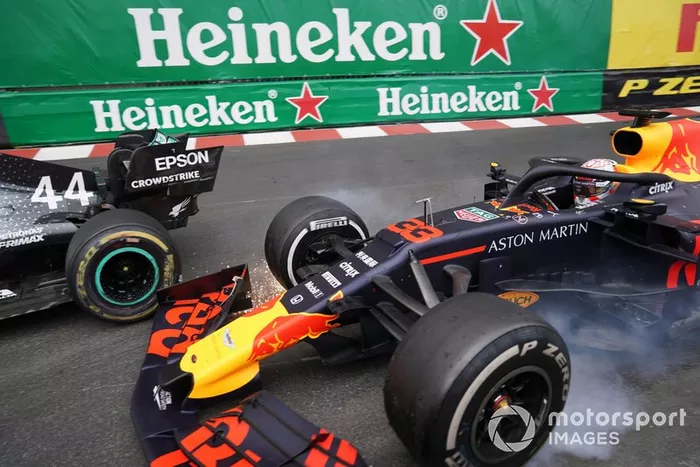 La secuencia del ataque de Verstappen a Hamilton en Mónaco 2019