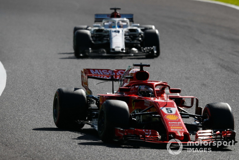 Себастьян Феттель, Ferrari SF71H, Маркус Ерікссон, Sauber C37