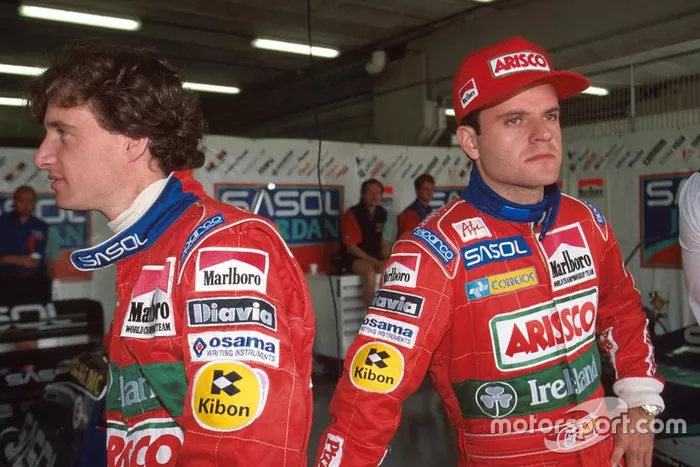 Eddie Irvine e Rubens Barrichello
