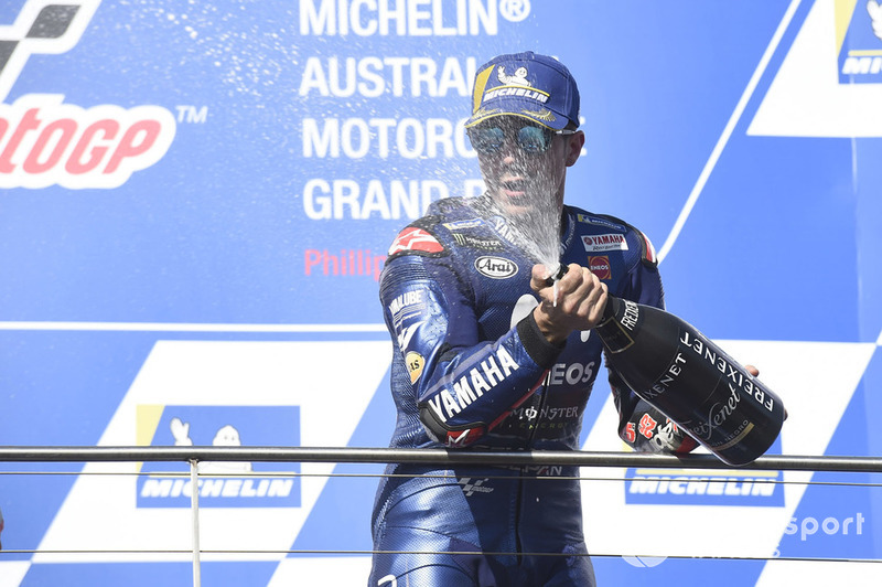 Podium: race winner Maverick Viñales, Yamaha Factory Racing