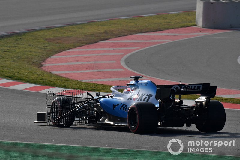 Robert Kubica, Williams FW42, con sensori aerodinamici