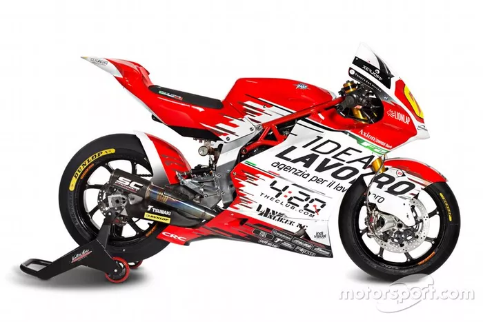 #77 Dominique Aegerter, MV Agusta F2 bike detail