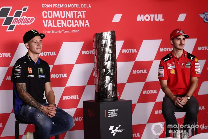 Fabio Quartararo, Yamaha Factory Racing, Francesco Bagnaia, Ducati Team