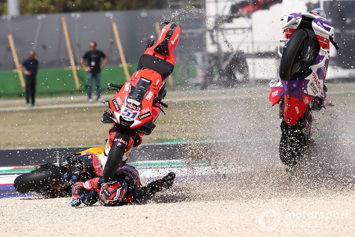 Accidente de Johann Zarco, Pramac Racing Michel Pirro Pol Espargaró, Repsol Honda Team