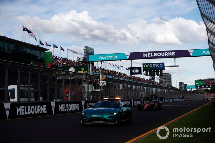 El Safety Car Charles Leclerc, Ferrari F1-75