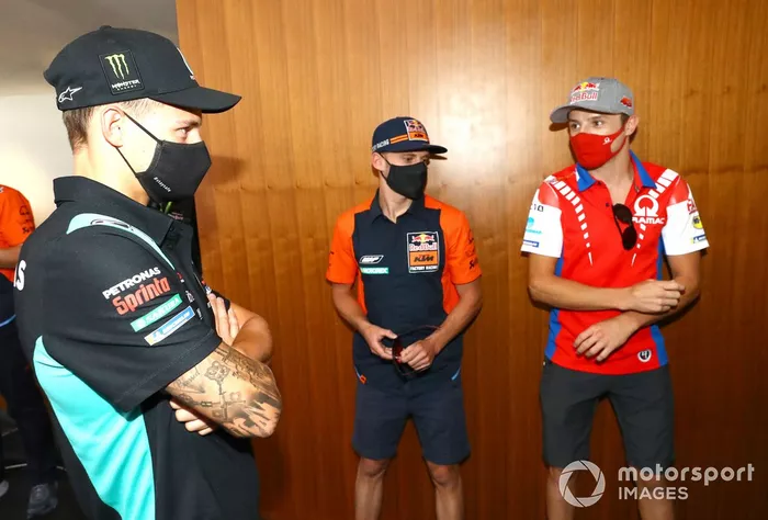 Fabio Quartararo, Petronas Yamaha SRT Brad Binder, Red Bull KTM Factory Racing, Jack Miller, Pramac Racing