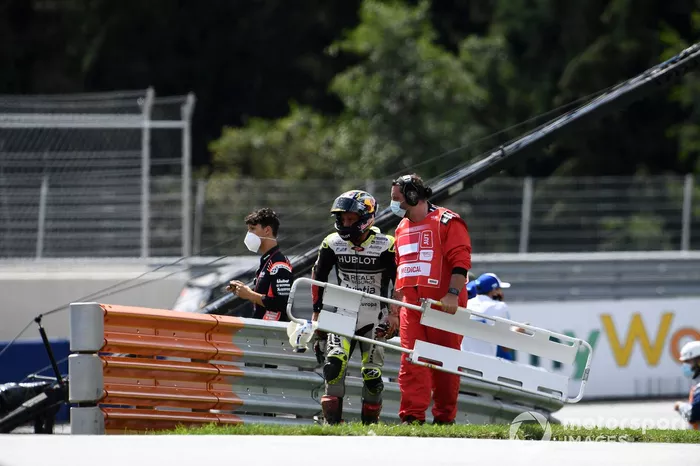 Johann Zarco, Avintia Racing crash