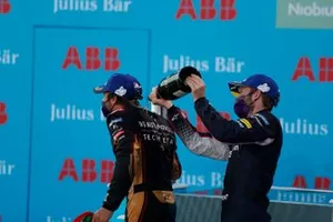 Antonio Felix da Costa, DS Techeetah celebrates his win
